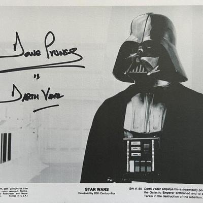 Star Wars David Prowse signed photo