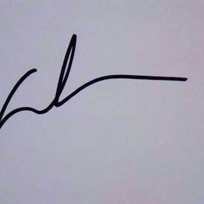 Star Wars George Lucas signature slip