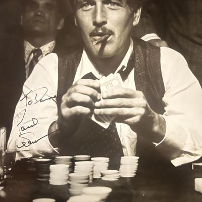 The Sting Paul Newman signed movie photo 