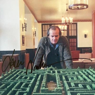 The Shining Jack Nicholson signed movie photo