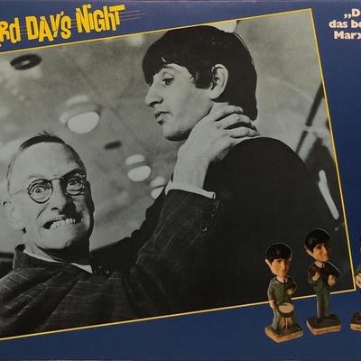 A Hard Day's Night   1982R vintage lobby card