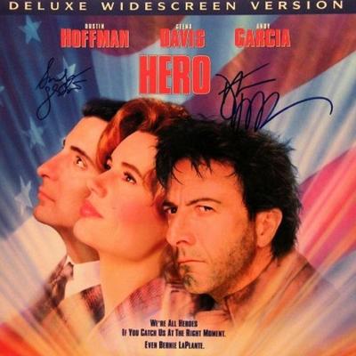 Dustin Hoffman and Andy Garcia signed LaserDisc 