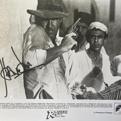 Raiders of the Lost Ark Harrison Ford signed photo