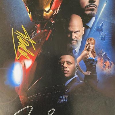 Iron Man Robert Downey Jr./Stan Lee signed photo