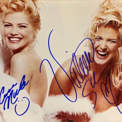 Victoria Silvstedt/Anna Nicole Smith signed photo