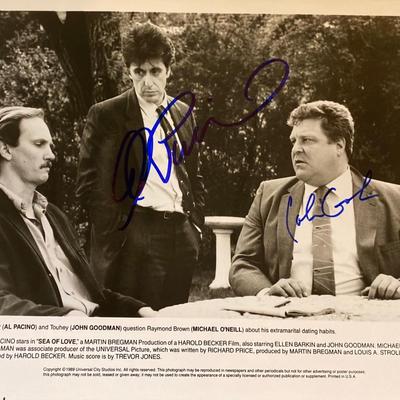 Sea of Love Al Pacino/John Goodman signed   photo