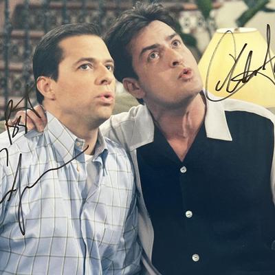 Two and a Half Men Signed Photo