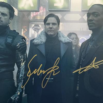 The Falcon and The Winter Soldier signed photo