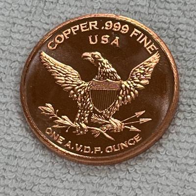1 oz Copper Round
