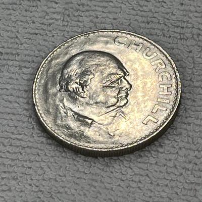 1965 1 Crown- Church Hill Coin