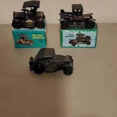 Antique finish pencil sharpeners