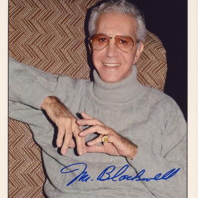 Richard Blackwell signed photo