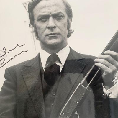 Get Carter Michael Caine signed movie photo
