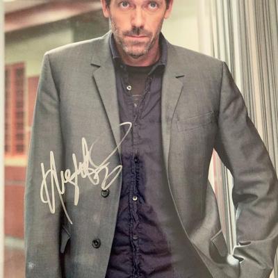Hugh Laurie Signed House Photo
