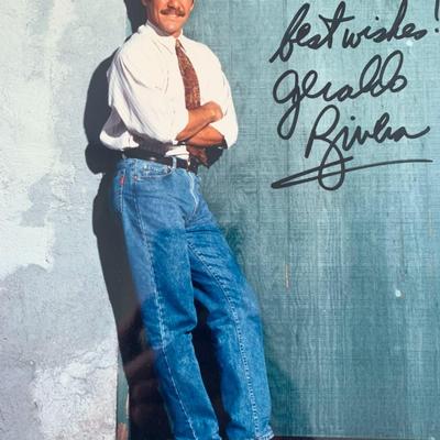 Geraldo Rivera signed photo