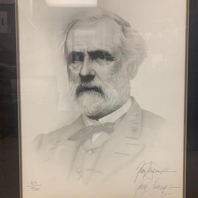 Robert E. Lee limited edition signed print