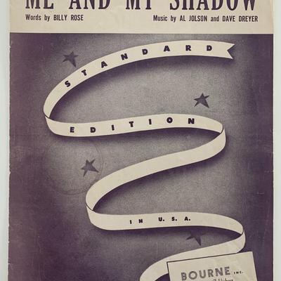 Me And My Shadow unsigned sheet music