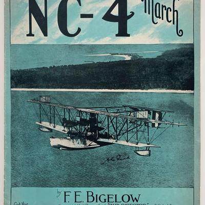 NC-4 March unsigned sheet music