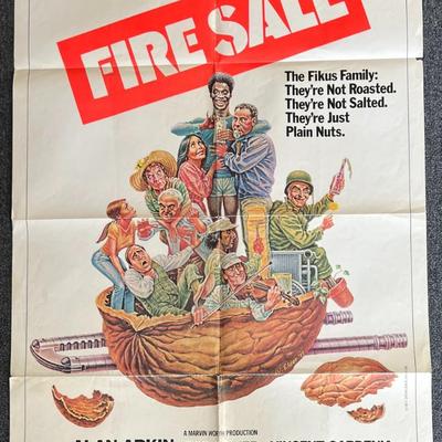 Fire Sale vintage movie poster 