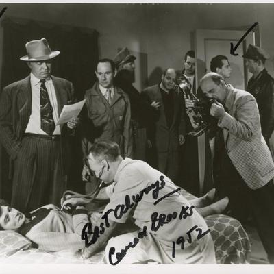 Conrad Brooks signed Plan 9 From Outer Space photo