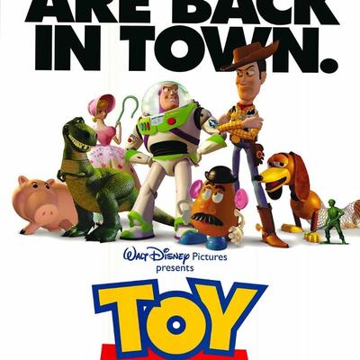 Toy Story original 1995 vintage one sheet movie poster