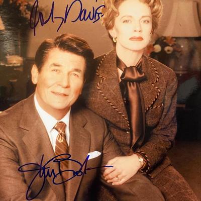 The Reagans James Brolin and Judy Davis signed photo