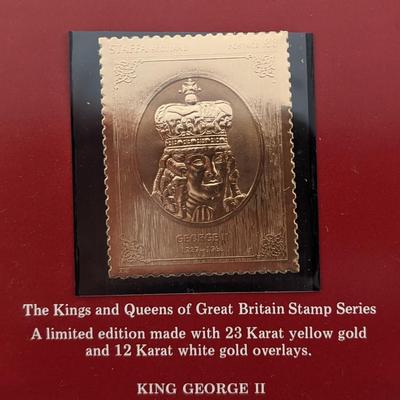 The Kings and Queens of Great Britain Stamp Series - King George II