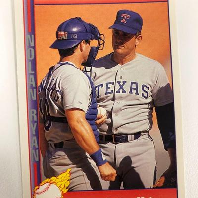 1991 Pacific Nolan Ryan Texas Express I Baseball #93 Ranger Battery Mates