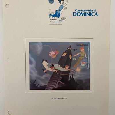 Walt Disney Peter Pan 1980. Commonwealth of Dominica.