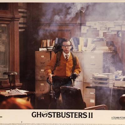 Ghostbusters II original 1989 vintage lobby card
