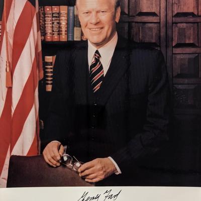 Gerald Ford signed photo