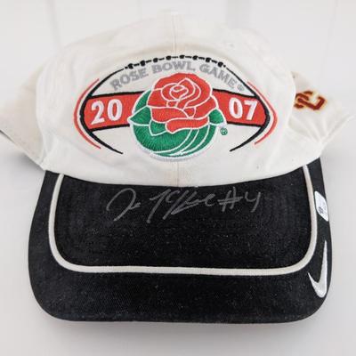 2007 Rose Bowl Game USC Joe McKnight signed baseball hat