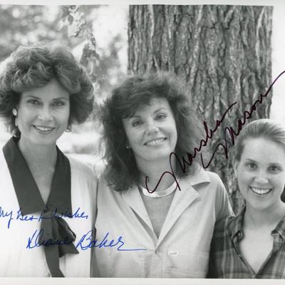 Little Miss Perfect Diane Baker and Marsha Mason signed press photo