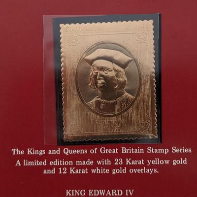 The Kings and Queens of Great Britain Stamp Series - King Edward IV