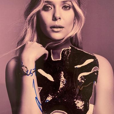 Elizabeth Olsen signed photo