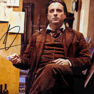 Andy Garcia signed photo