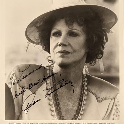 Audra Lindley signed photo