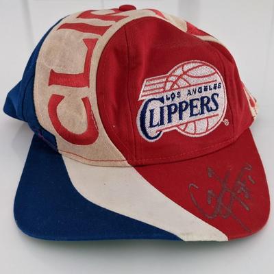 LA Clippers signed vintage basketball cap

