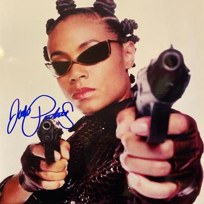The Matrix Reloaded Jada Pinkett (Smith)
signed movie photo