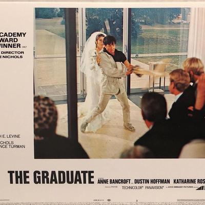 The Graduate original 1972R vintage lobby card