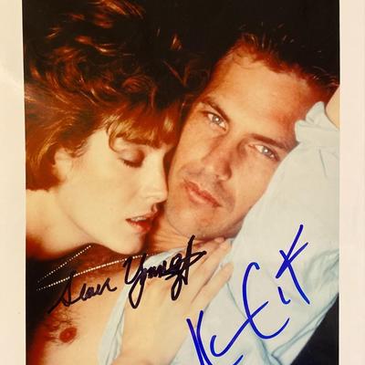 No Way Out Kevin Costner and Sean Young signed movie photo