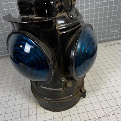 The Adlake Non Sweating Lamp CHICAGO - Railroad Signal Lamp 