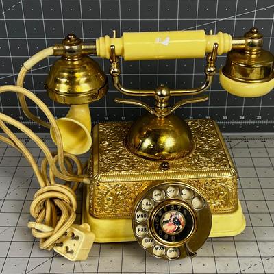 Fancy Telephone Golden Lovely Zsa Zsa Gabor Like