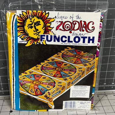 Zodiac Table Cloth NEW in the Package 