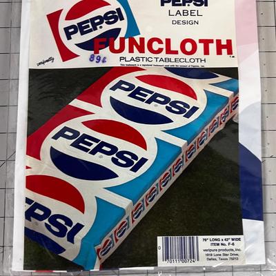 Pepsi Table Cloth VINTAGE NEW in the Package