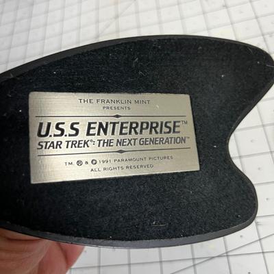 USS Enterprise Franklin Mint 
