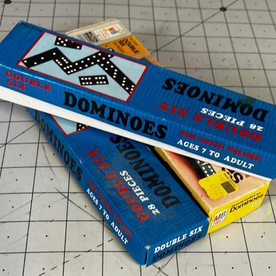 3 Boxes of Dominoes 