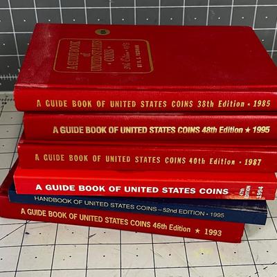 6 Books about United States Coin Books