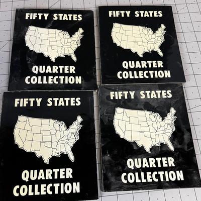 4 50 STATE QUARTER Collecting Books Partially FULL 