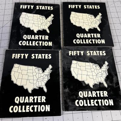 4 50 STATE QUARTER Collecting Books Partially FULL 